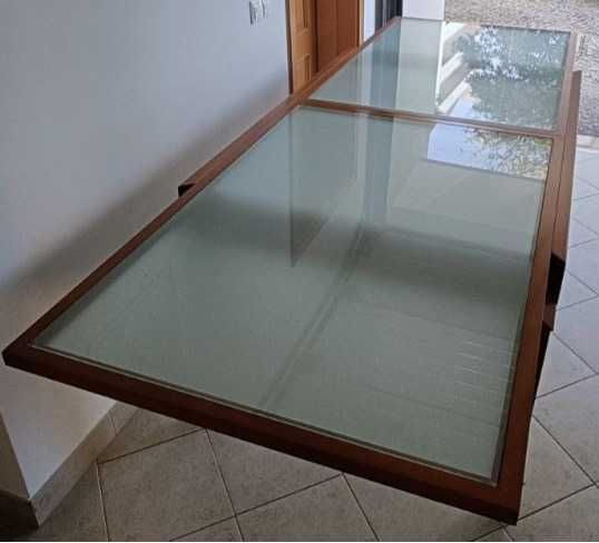 Mesa de jantar 130x90cm extensível