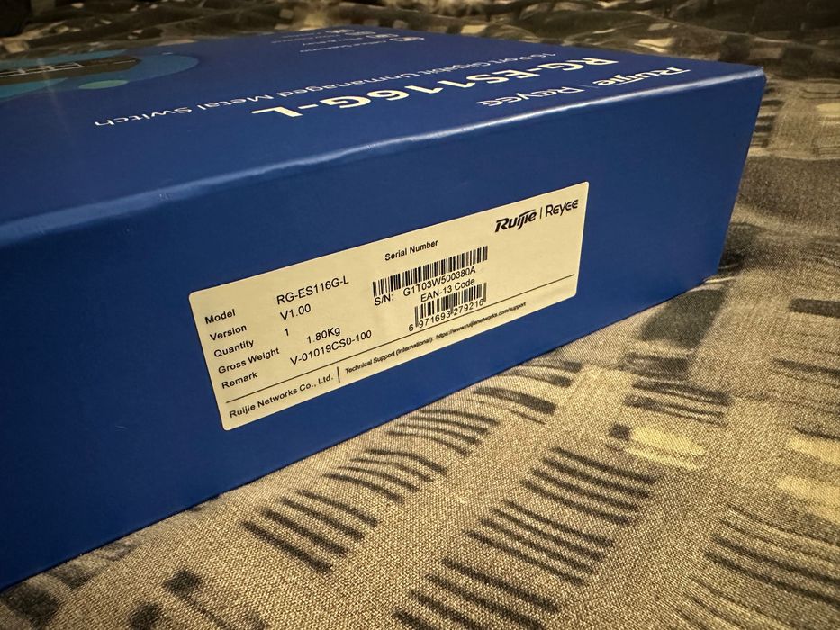 Коммутатор Свіч RG-ES116G-L Потужний, стабільний і дуже надійний