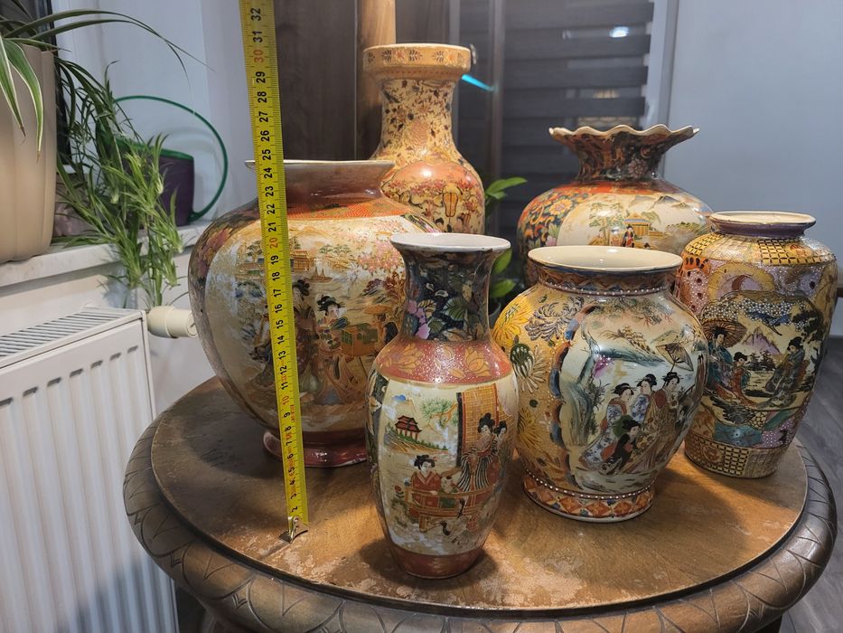 Wazony chińska ręcznie malowana porcelana 6szt