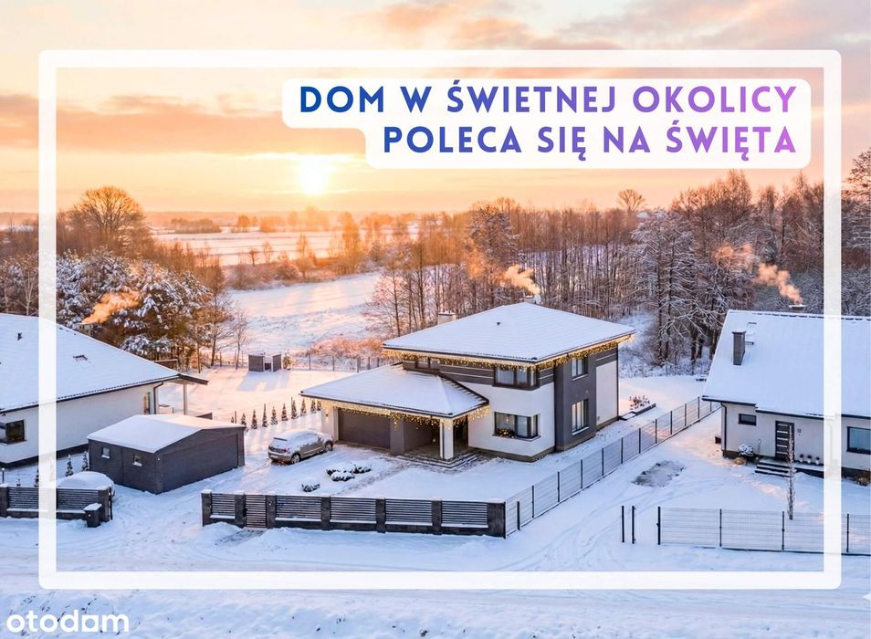 Nowoczesny dom | 4 sypialnie | 2 garaże | S17, szkoła, sklepy 5 minut