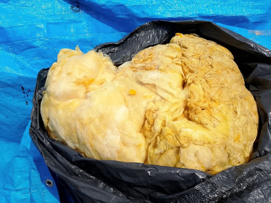 Wełna mineralna z demontażu