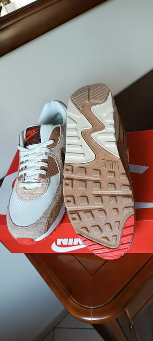 (roz. 44) Nike Air Max 90 SE Pale Ivory Snakeskin Swoosh DX9502,-100