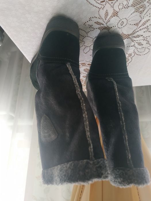 Сапоги женские зимние замшевые 37 размер