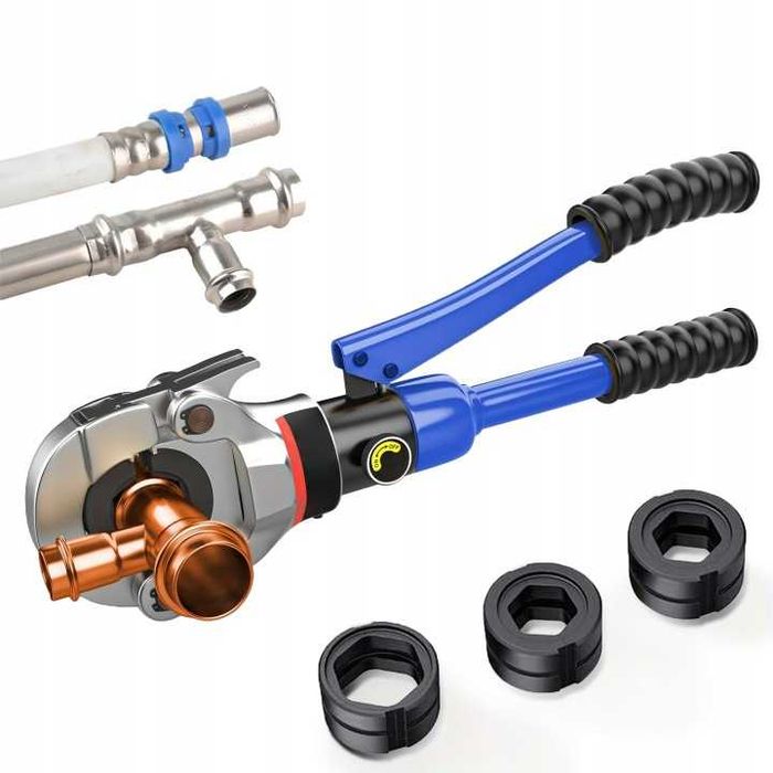 Praska ZACISKARKA HYDRAULICZNA Ręczna DO RUR PEX 12T Matryce Pert U 16 - 32