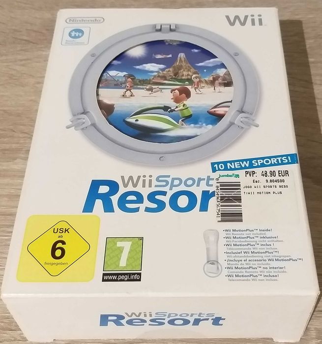 Wii Sports Resort + Wii Party Nintendo wii + Colecionadores