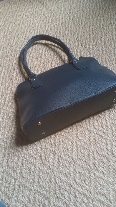 Skórzana torebka kuferek klasyka