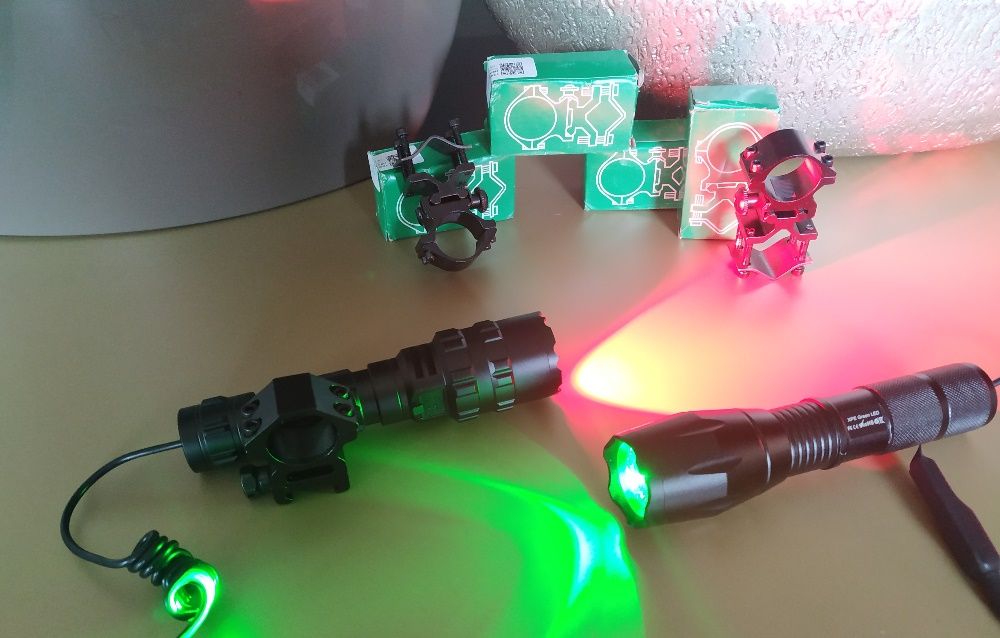 Kit Lanterna (Luz Verde) para caça