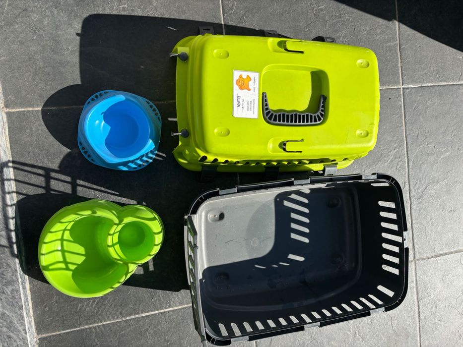 Transportadora/cama/wc gato