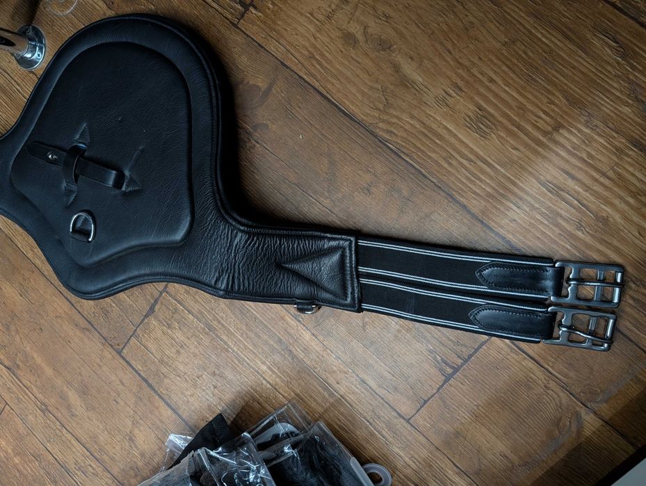 Popręg z fartuchem miękka skóra Balotade 110cm