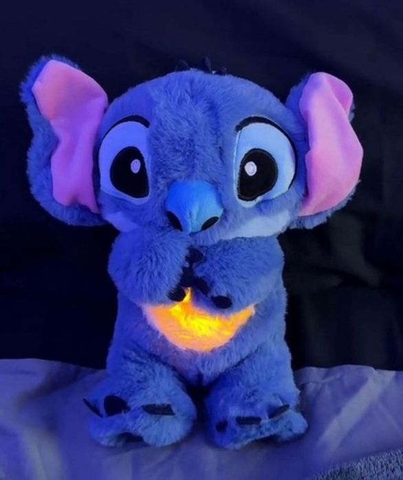 ОРИГІНАЛЬНИЙ Мякий нічник іграшка Дихаючий Стіч на подарунок дівчині