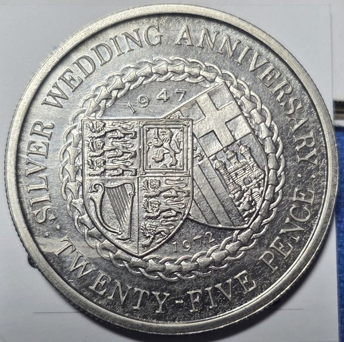 25 pence 1972 Isle of man