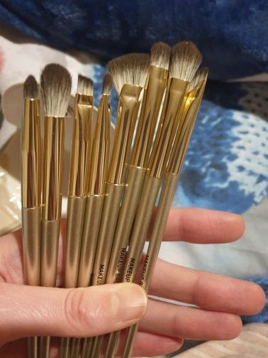 Пензлики набір для макіяжу, мейкапу в косметичці