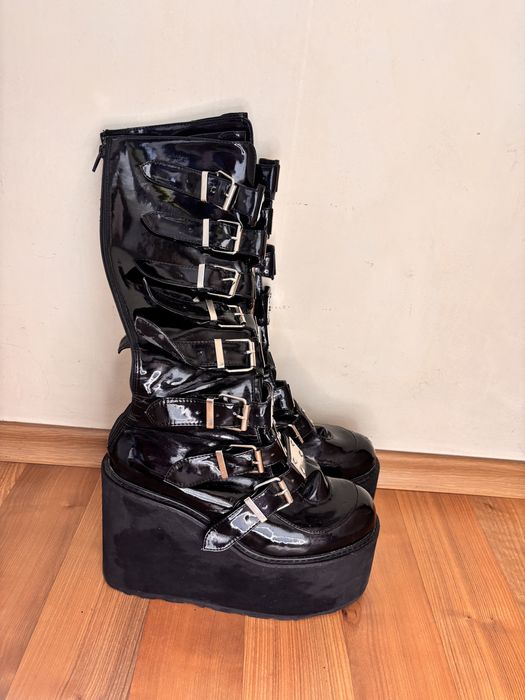 В НАЯВНОСТІ! Готичні чоботи на платформі типу Demonia gotchic goth alt