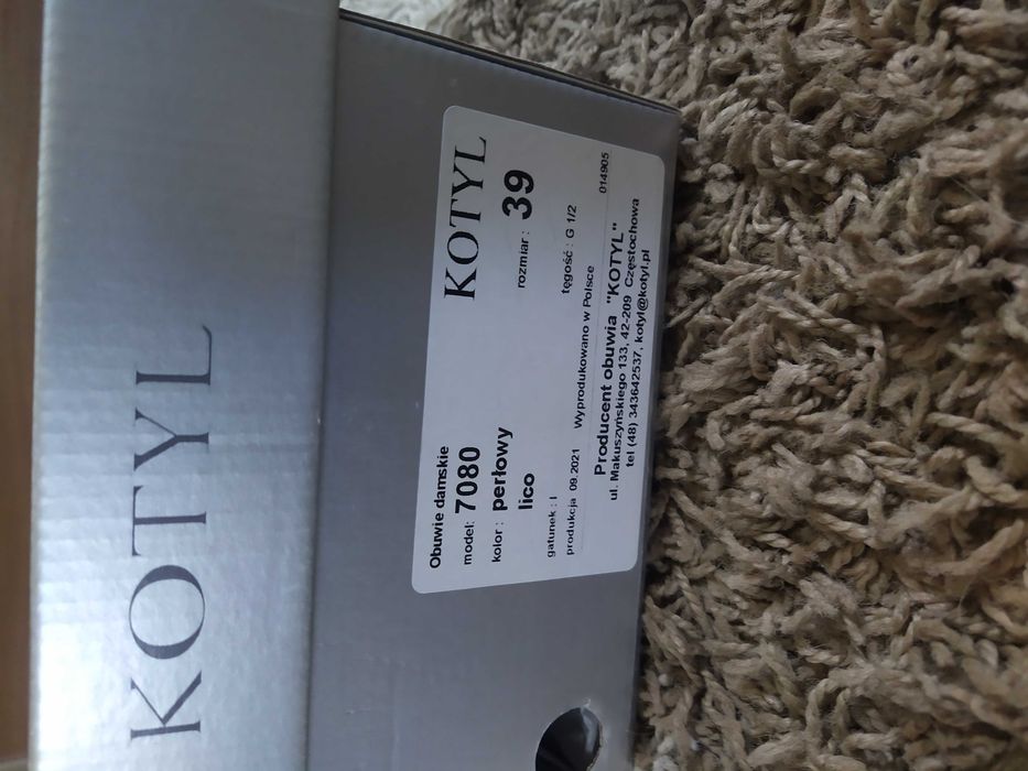 KOTYL Półbuty 7080 Perła Lico