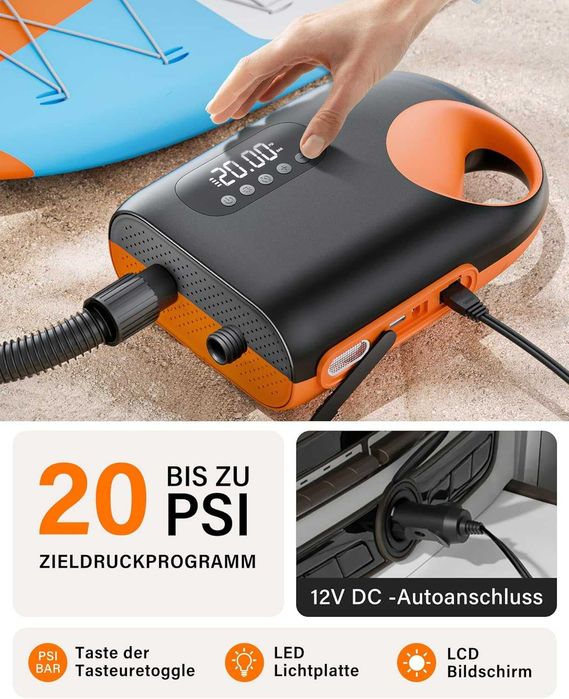 Wysokociśnieniowa pompka  do SUP