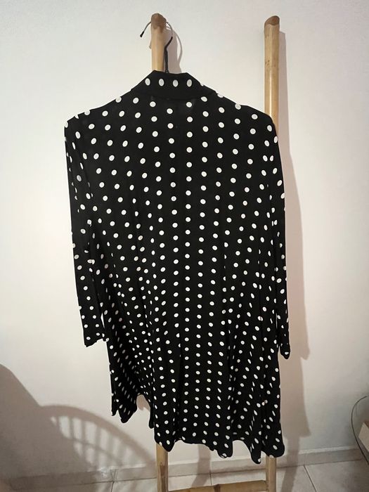 Vestido Zara bolas preto