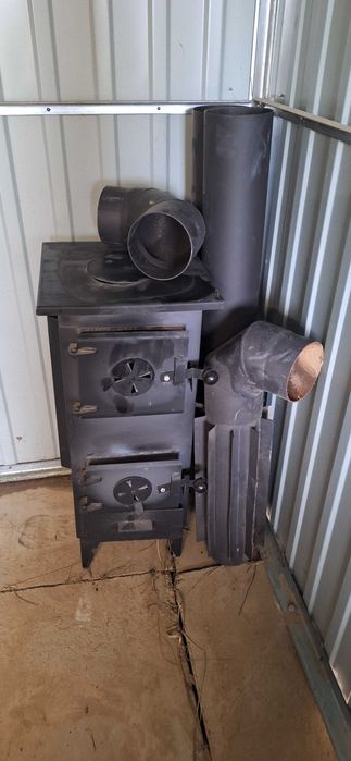 Piec koza piecyk z zestawem rur