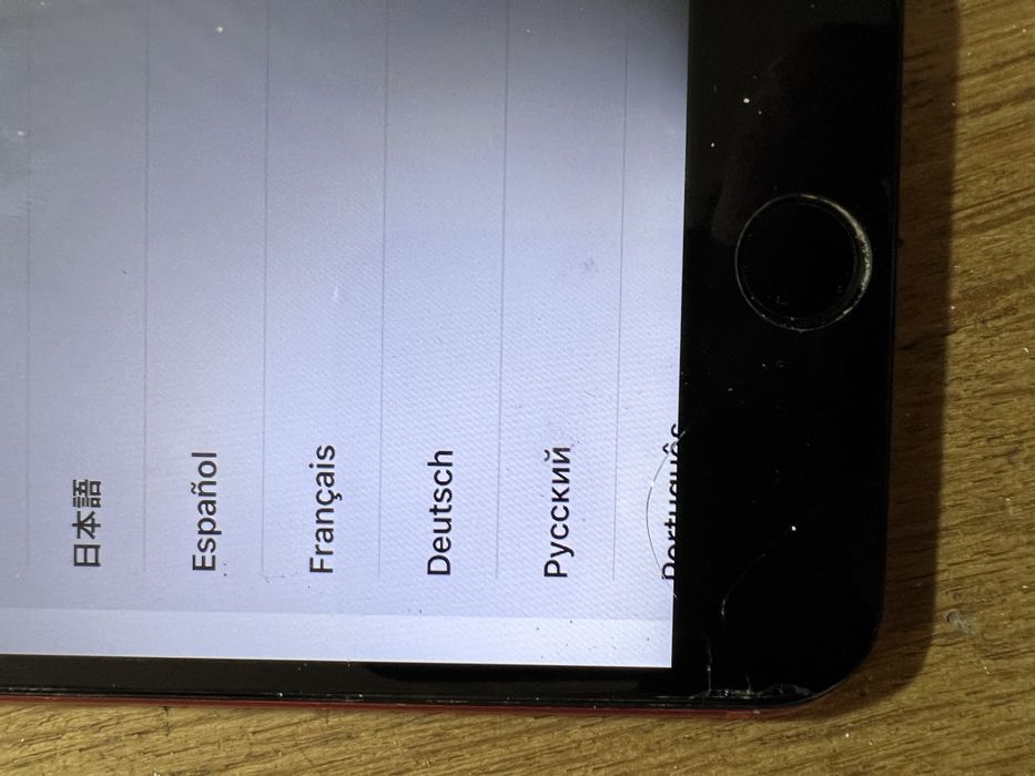 iPhone 8 Plus (PRODUCT)RED para Peças - Ecrã e Traseira Partidos