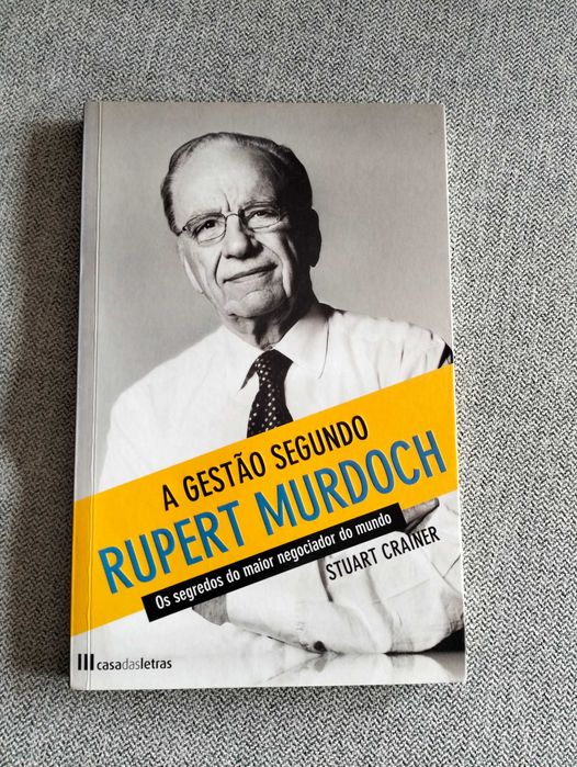 Livro "A gestão segundo Rupert Murdoch" de Stuart Crainer