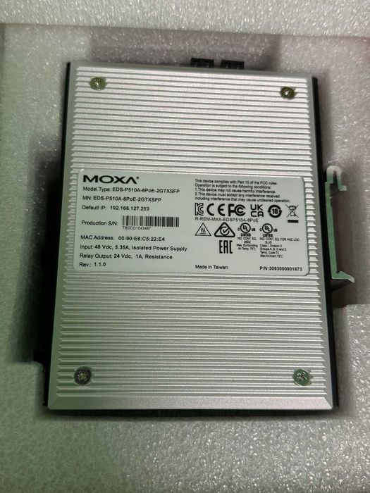 moxa eds-P510A-8PoE-2GTXSFP