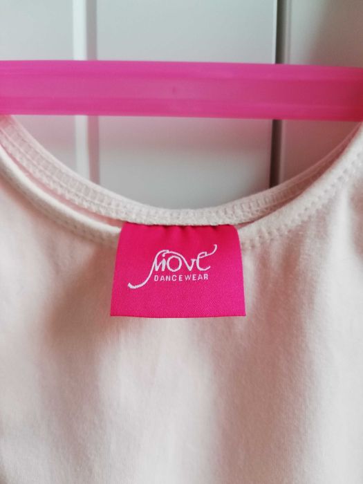 Strój body gimnastyka akrobatyka balet Move Dancewear rozm 128/134