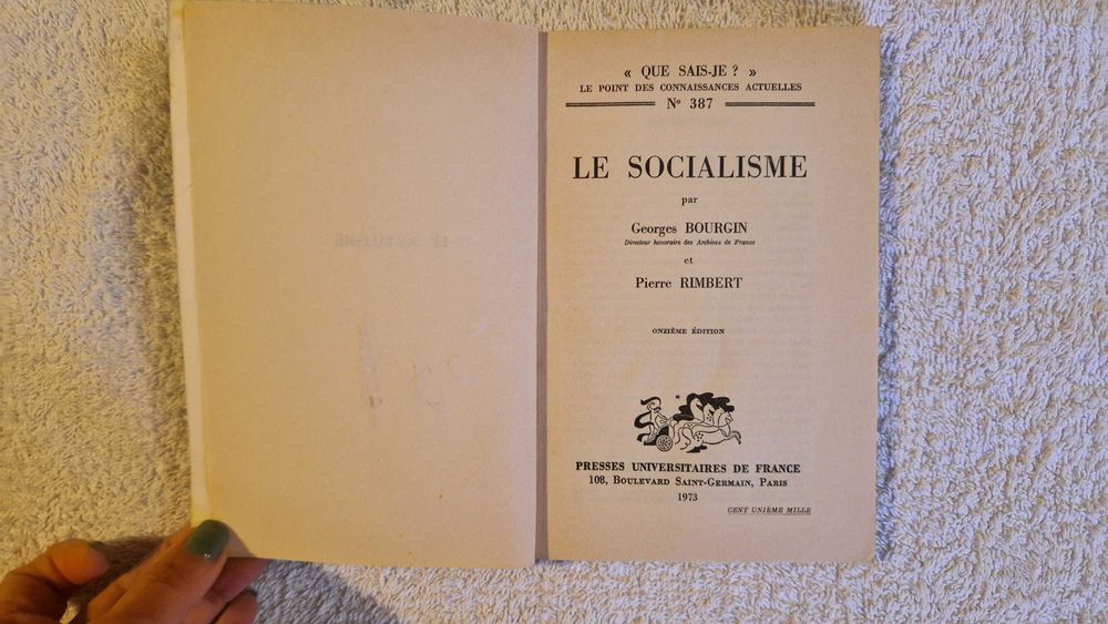 Livro "Le Socialisme"