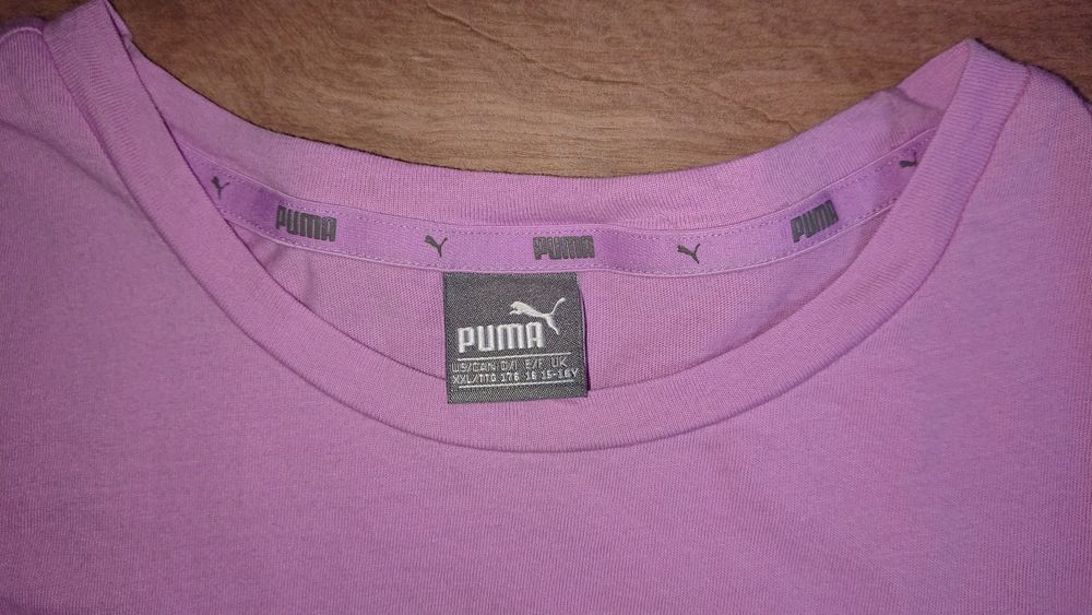 T-shirt PUMA, bluzka slim, r. XXL kolor lawenda