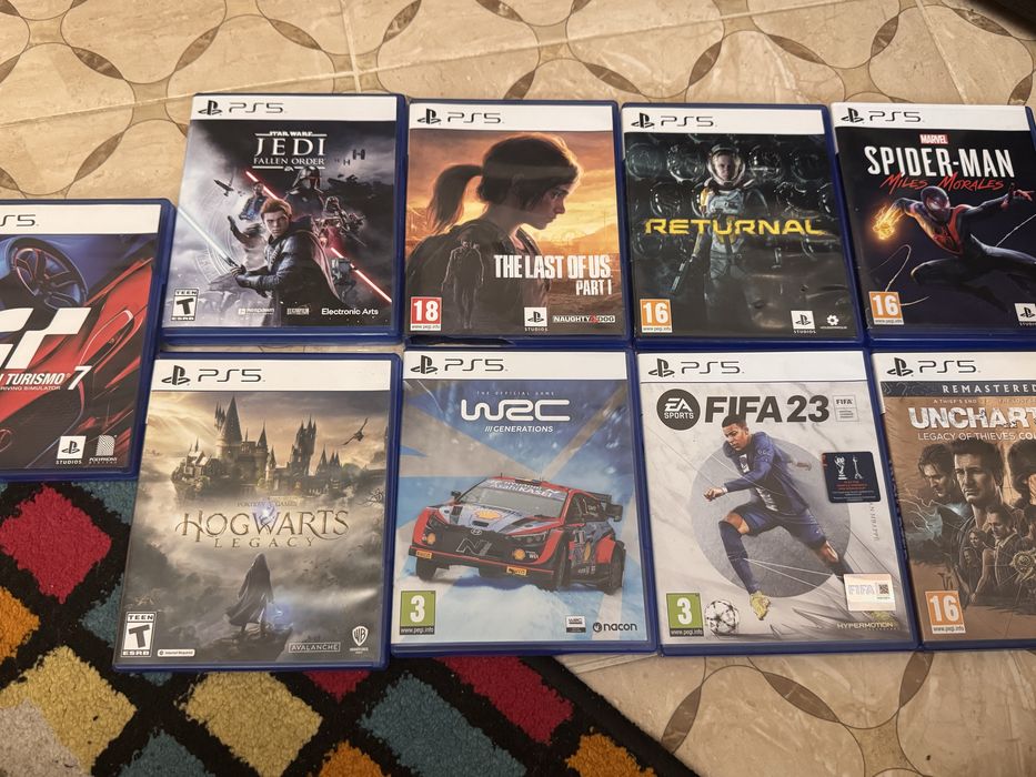 Игра на PS5. Разные.