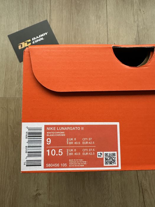 Футзалки Nike Lunargato II White Chrome ,нові,професійні,бампи,залки