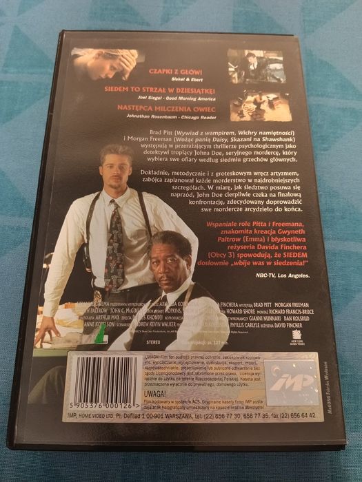 Kaseta VHS  siedem