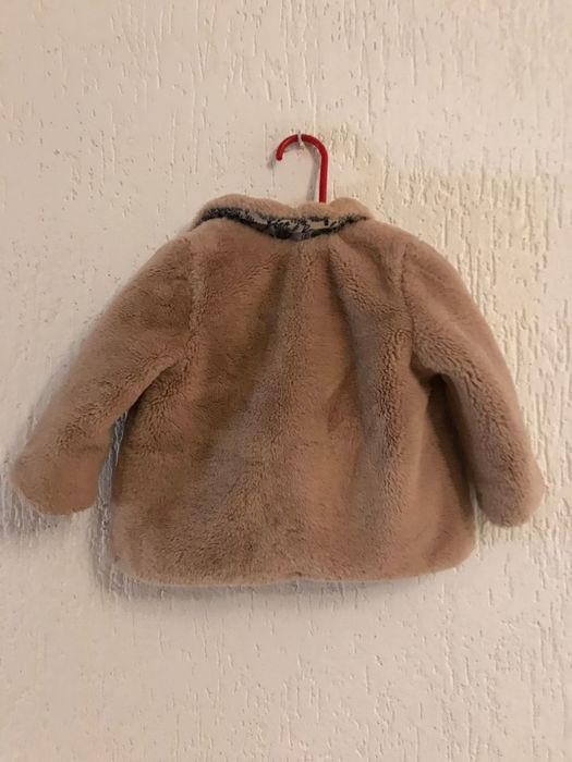 Zara futerko jesienno-zimowe pudrowy róż podszewka r 86