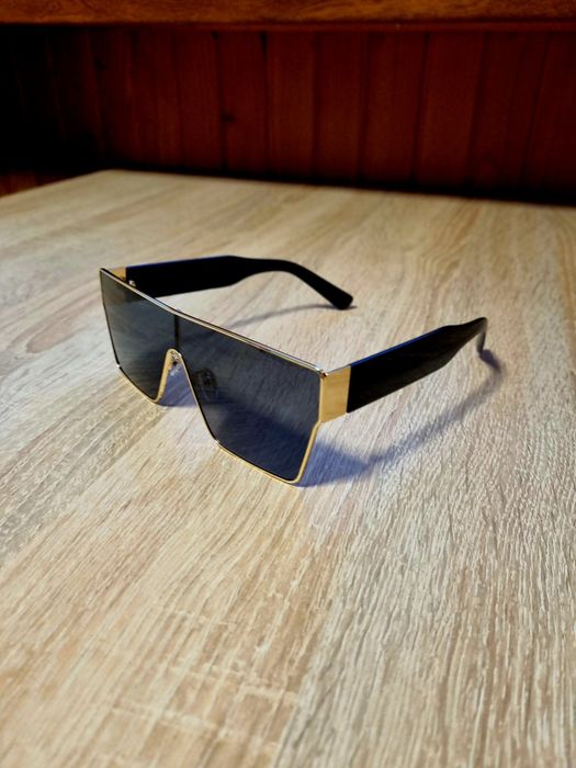 Piękne męskie okulary lub unisex nowość 2026 kwadratowe luksusowe Glam