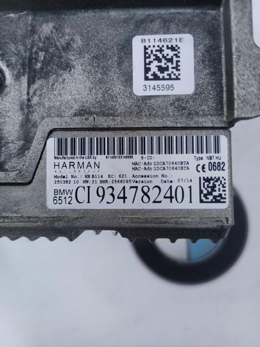 NBT монитор магнитола блок CIC BMW X3 F25 F26 X5 F15 джойстик дисплей