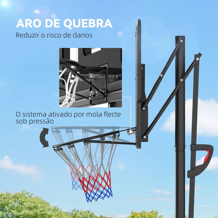 Vendo tabela basquete regulável em altura