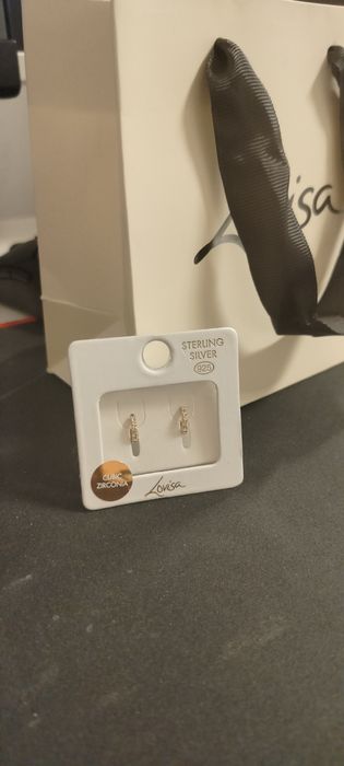 Srebrne kolczyki Lovisa