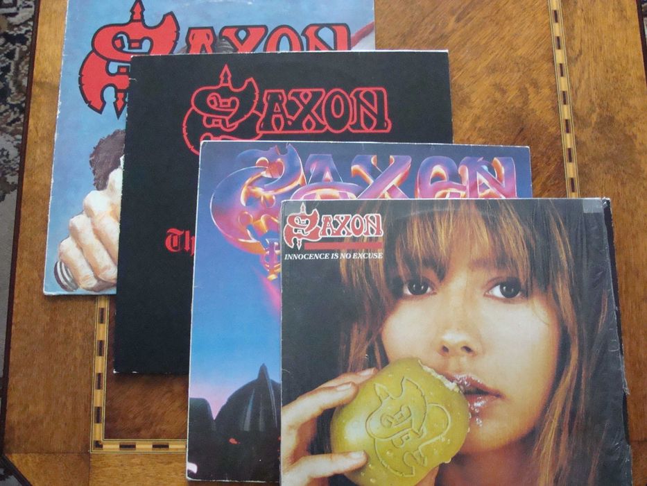 LP's SAXON LP's z prywatnej kolekcji