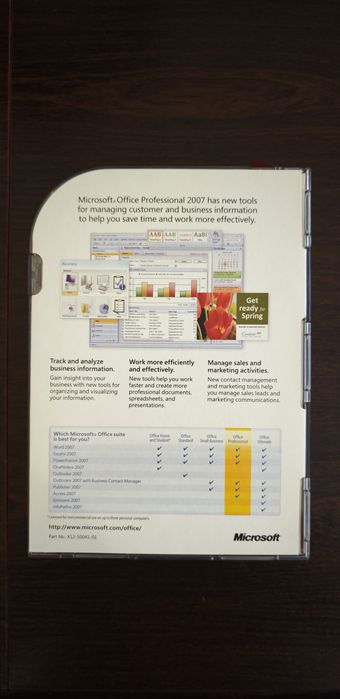 Microsoft Office Professional 2007 Nowy BOX