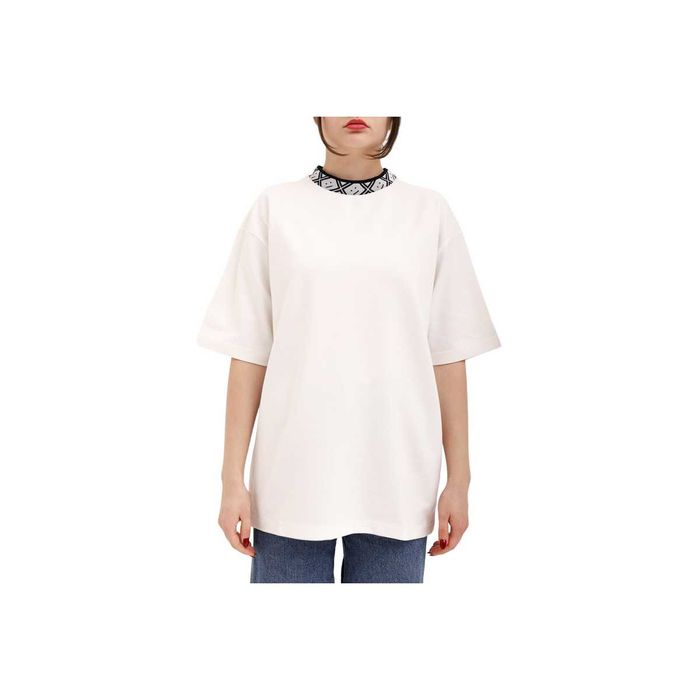 Футболка Acne Studios Eternal Rib Face Tee Optic White