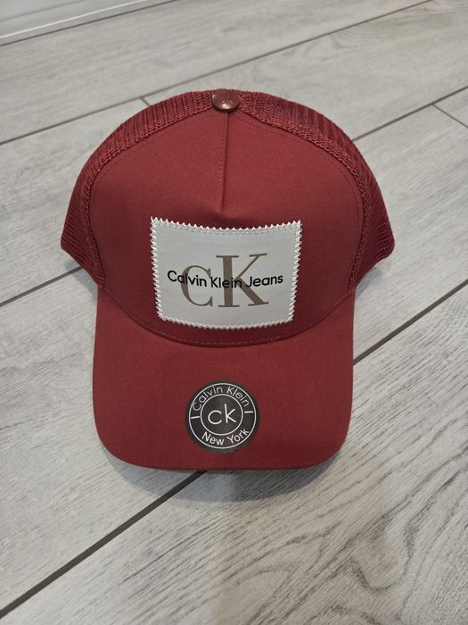 Czapka Ck kolor czerwony unisex