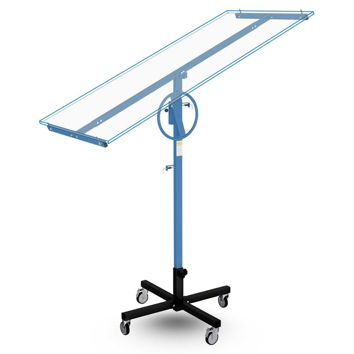 Podnośnik do płyt GK OSB karton gips 170-290 cm do 40 kg Mobilny