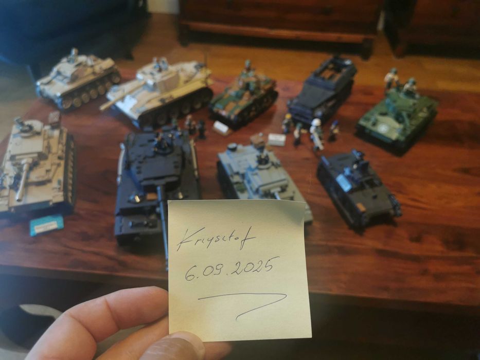 Klocki Cobi zestaw czołg tygrys pantera