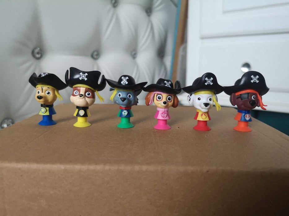PSI patrol komplet zestaw figurek Miami pieski piraci na przyssawkach