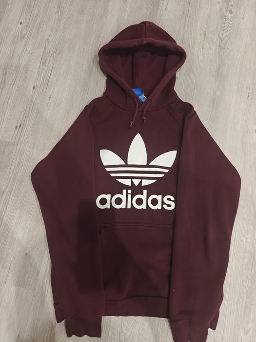 Худі Adidas Originals (Big Logo) бордове