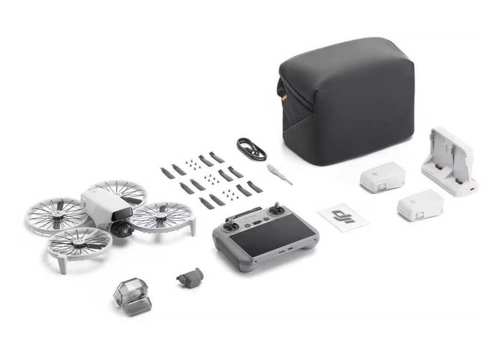 NOWY dron DJI Flip Fly More Combo (3 akumulatory, kontroler DJI RC 2)
