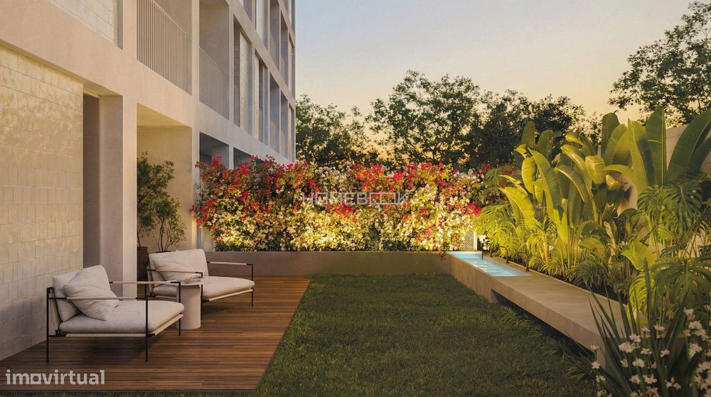 T2 com Jardim Privativo de 139m², na Foz de Prata
