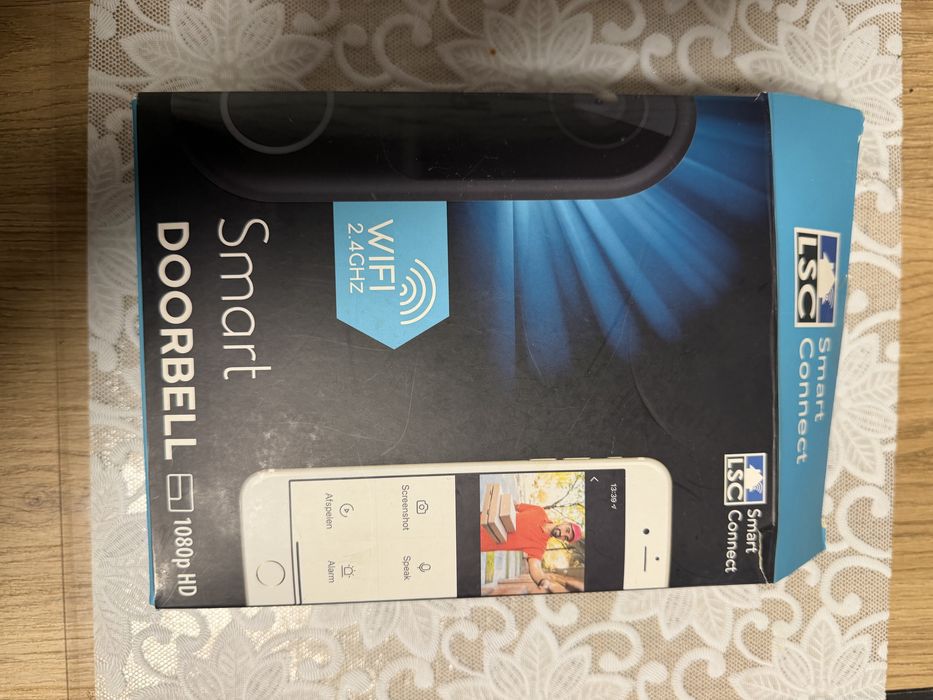 Campainha Inteligente LSC Smart Connect (WiFi 2.4GHz, 1080p HD)
