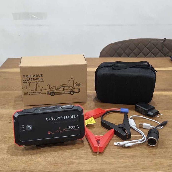 BOOSTER 24000mha 12V 2000A - Arrancador  Baterias Starter Up PowerBank