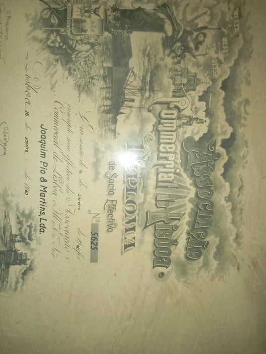 Diploma Lisboa antigo