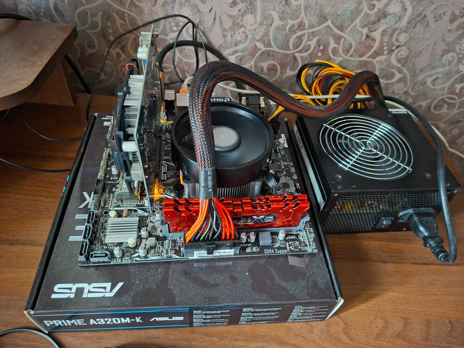 Бюджетна збірка ПК без корпусу (Ryzen 5 1600, ASUS PRIME A320M-K