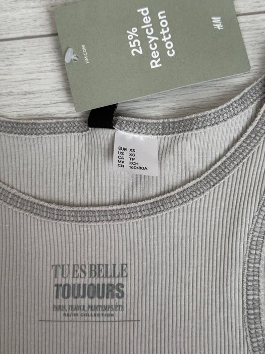 Трендовая женская хлопковая майка H&M